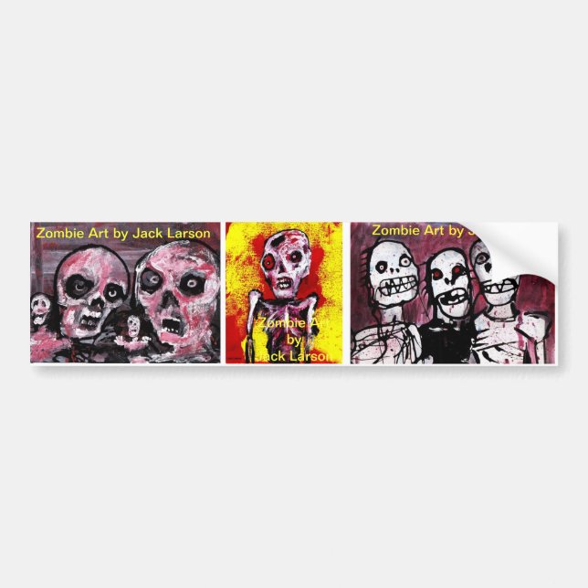Autocollants d'art de zombi par le cric larson (Devant)