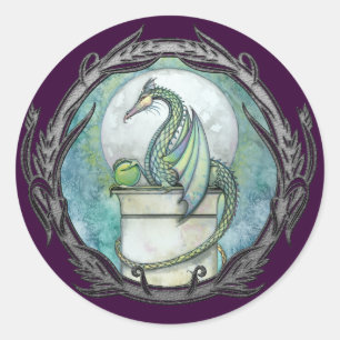 Autocollants d'art fantastique gothique Dragon Ver