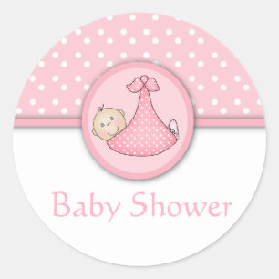 Autocollants de Baby shower personnalisables