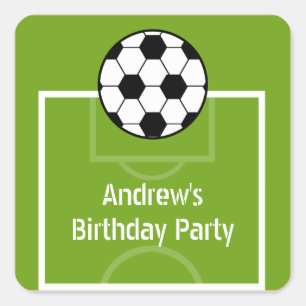 Autocollants de ballon de football et de fête