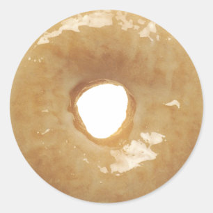 Autocollants de beignet vitré