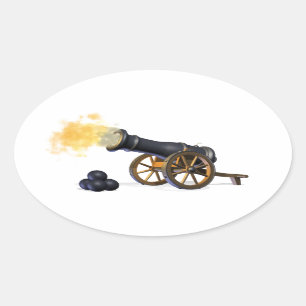Autocollants de boule de canon