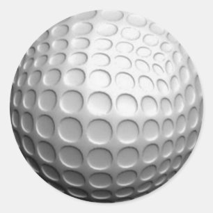 Autocollants de boule de golf (ajoutez votre