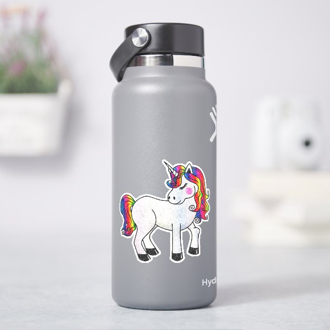 Autocollants de bouteille d'eau Unicorn Stickers (HydroFlask)