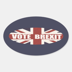 Autocollants de Brexit de vote
