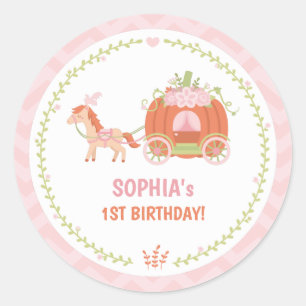 Autocollants de cadeau d'anniversaire de chariot