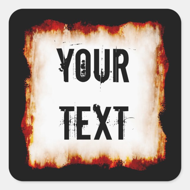 Autocollants de cadre du feu (Devant)