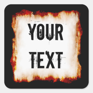 Autocollants de cadre du feu