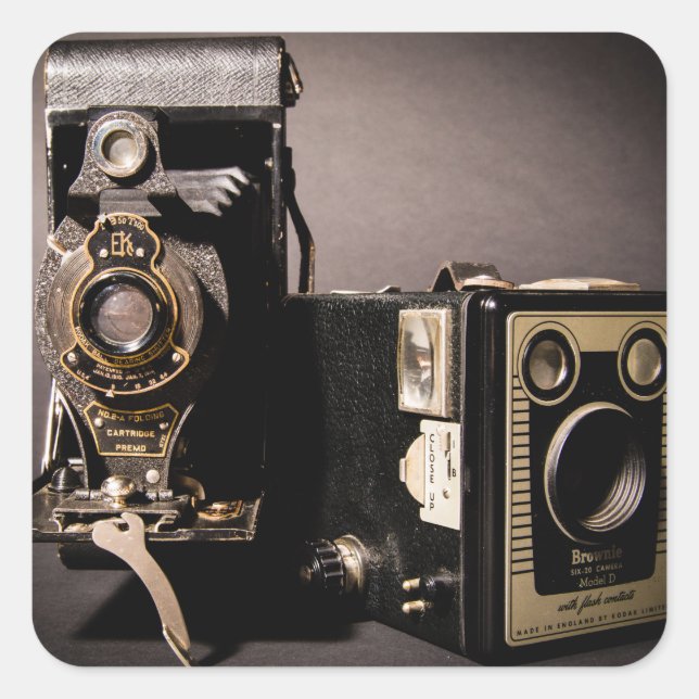 autocollants de caméras vintages (Devant)