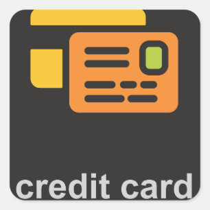 Autocollants de carte de crédit