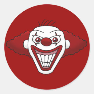 Autocollants de Clown Maléfique