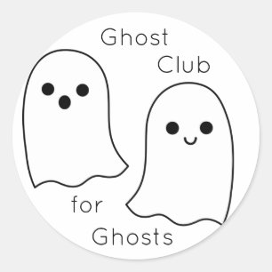 Autocollants de club de fantôme