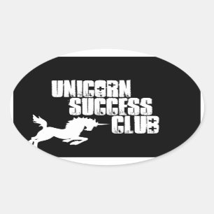 Autocollants de club de succès Unicorn