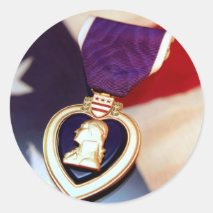 Autocollants de coeur violet