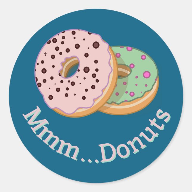 Autocollants de conception de Donuts (Devant)