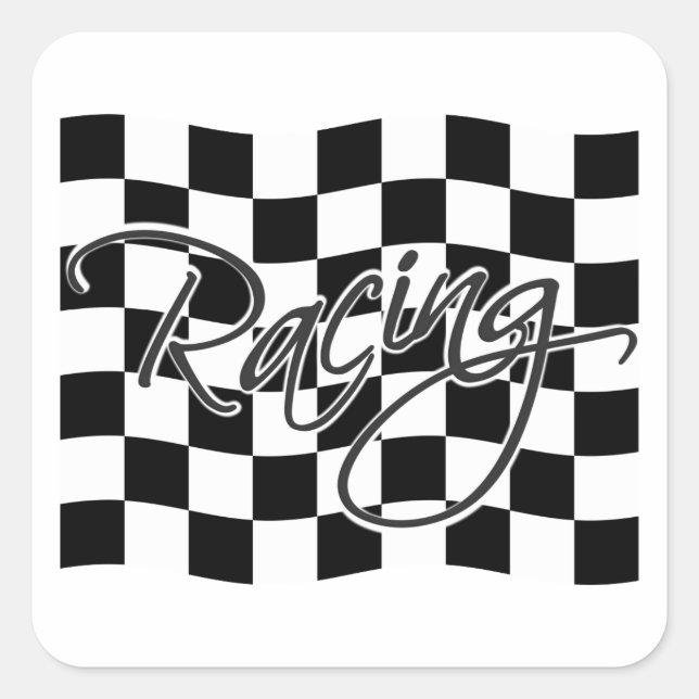 Autocollants de course, personnaliser (Devant)