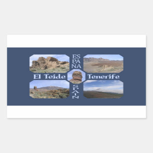 Autocollants de coutume d'EL Teide