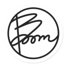 Autocollants de couverture de livre Boom