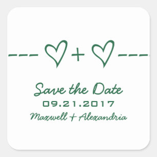 Autocollants de date de sauvegarde d'équation de c