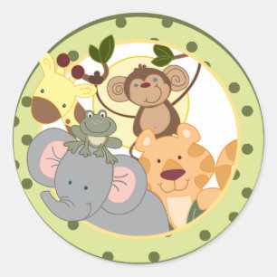 Autocollants de décoration pour Jungle Safari