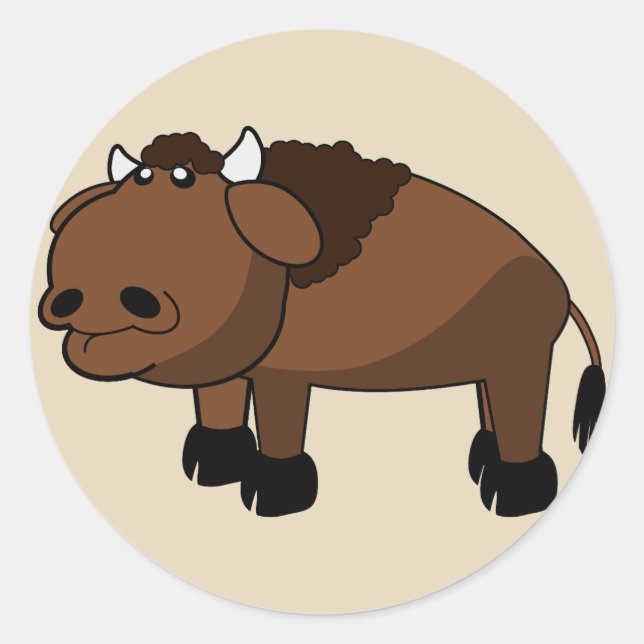 autocollants de dessins animés de buffle (Devant)