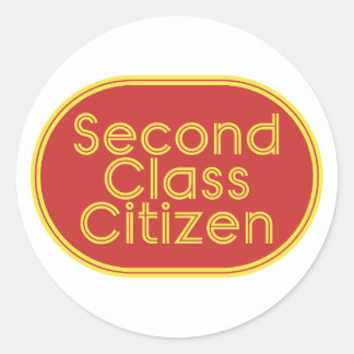 Autocollants de deuxième classe pour les postes ci