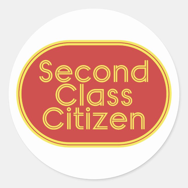 Autocollants de deuxième classe pour les postes ci (Devant)