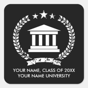Autocollants de diplôme universitaire ou collégial