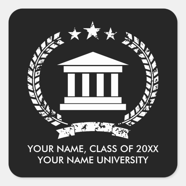 Autocollants de diplôme universitaire ou collégial (Devant)