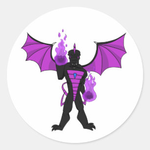 Autocollants de dragon de crépuscule