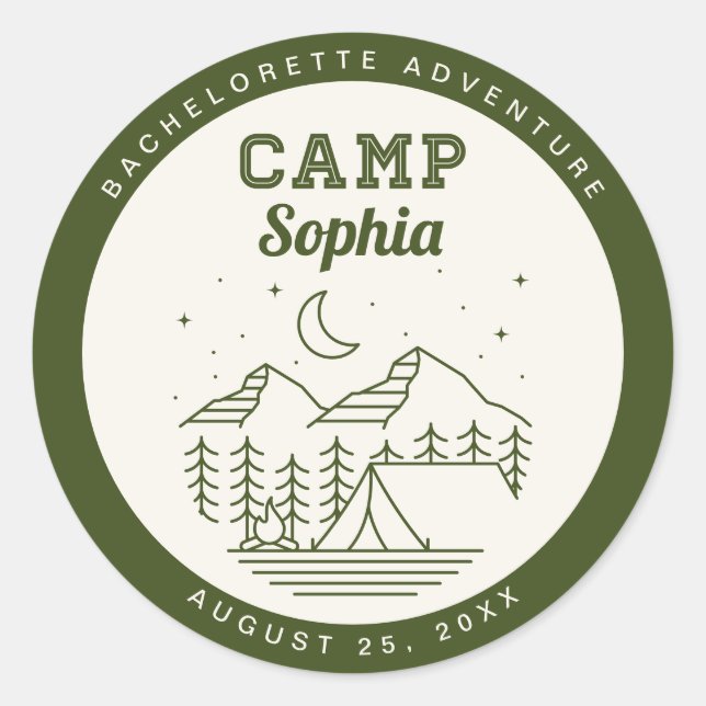 Autocollants de faveur ronds pour enterrement de v (Devant)