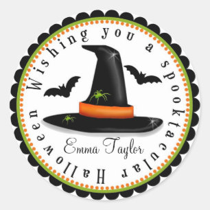 Autocollants de festin de Halloween de battes