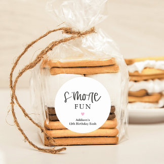 Autocollants de fête pour S'more Fun