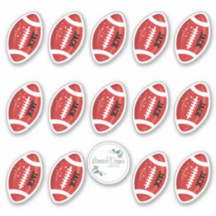 Autocollants de football PERSONNALISÉS, équipe de 