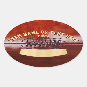 Autocollants de football personnalisés, Votre text