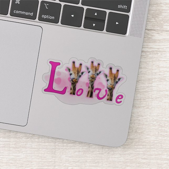 Autocollants de girafe de chibi adorables (Détail)