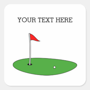 Autocollants de golf personnalisés et sceaux d'env