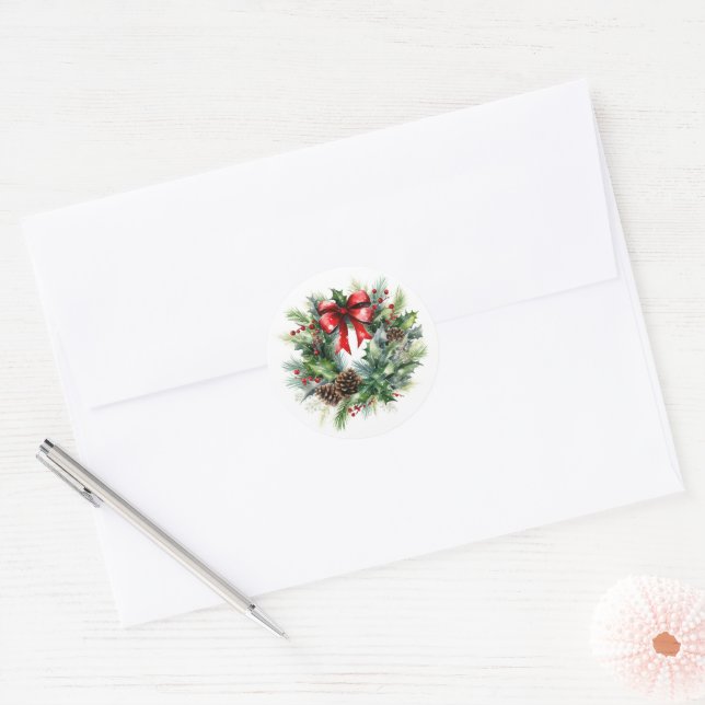 Autocollants de guirlande de Noël (Enveloppe)