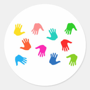 Autocollants de Handprints
