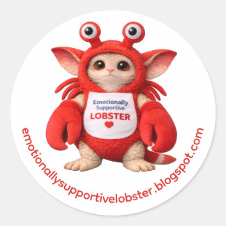 Autocollants de homard émotionnellement solidaires