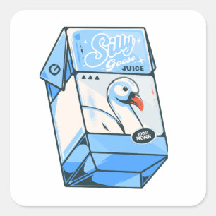 Autocollants de jus d'oie