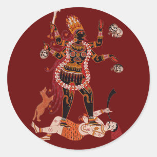 Autocollants de Kali de déesse