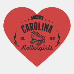 Autocollants de la Caroline Rollergirls