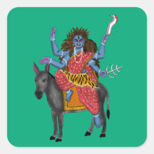 Autocollants de la déesse Kalratri