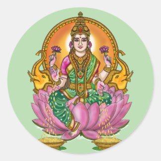 Autocollants de la déesse Lakshmi