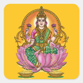 Autocollants de la déesse Lakshmi