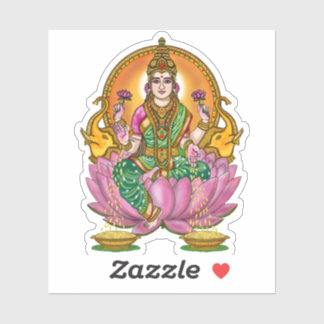 Autocollants de la déesse Lakshmi
