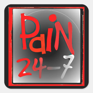 Autocollants de la douleur 24/7 - maladie