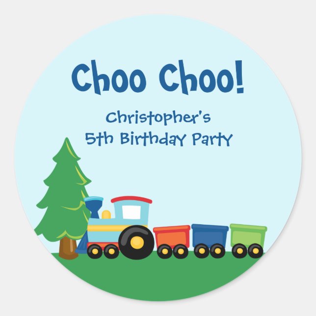 Autocollants de la fête d'anniversaire du petit ga (Devant)