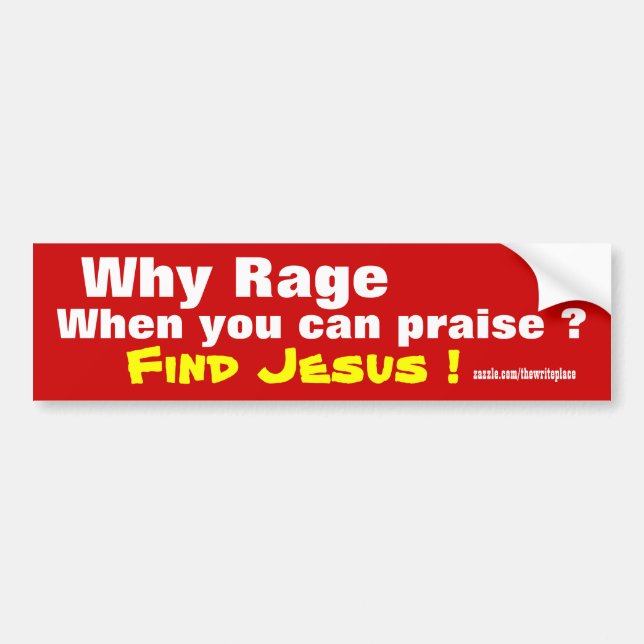 Autocollants de la rage de la route religieuse (Devant)